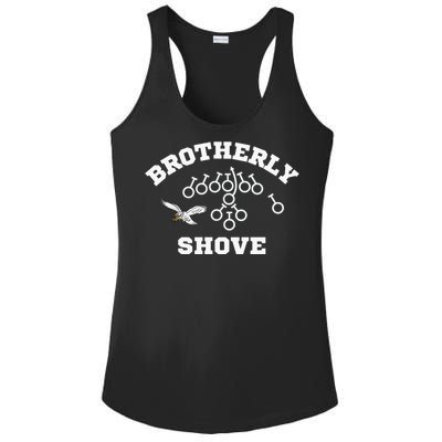 Eagles Nick Sirianni Brotherly Shove Ladies PosiCharge Competitor Racerback Tank