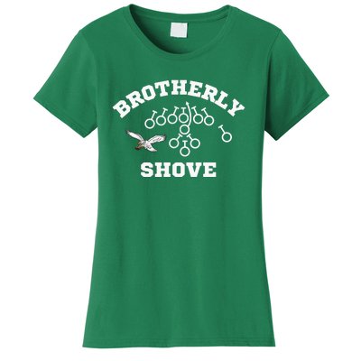 Eagles Nick Sirianni Brotherly Shove Women's T-Shirt