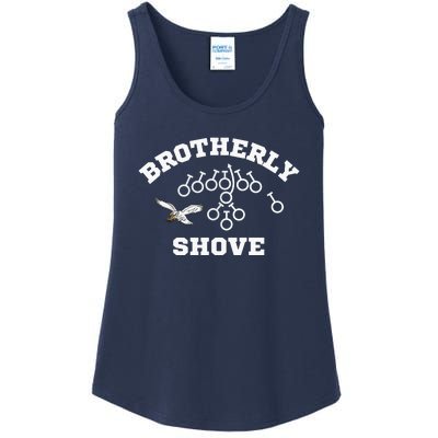 Eagles Nick Sirianni Brotherly Shove Ladies Essential Tank