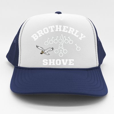 Eagles Nick Sirianni Brotherly Shove Trucker Hat