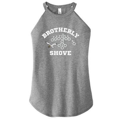 Eagles Nick Sirianni Brotherly Shove Women's Perfect Tri Rocker Tank