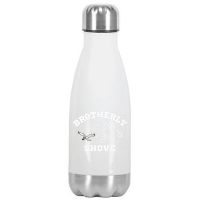 Eagles Nick Sirianni Brotherly Shove Stainless Steel Insulated Water Bottle