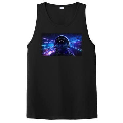 Eighties Neon Space Astronaut PosiCharge Competitor Tank