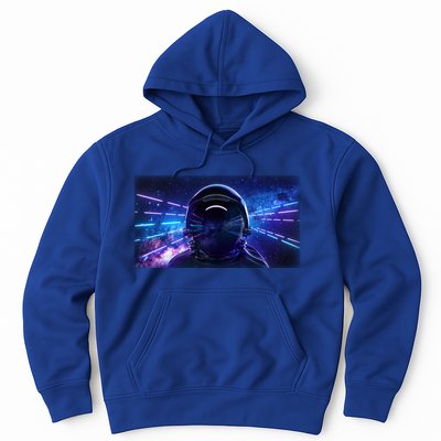Eighties Neon Space Astronaut Hoodie