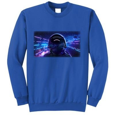 Eighties Neon Space Astronaut Sweatshirt