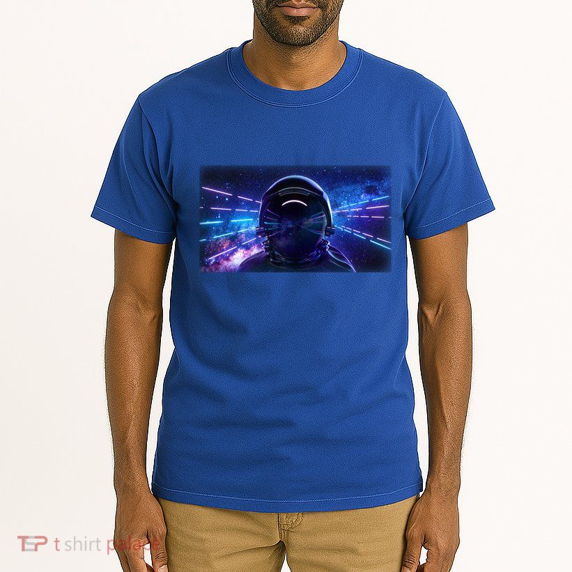 Eighties Neon Space Astronaut Tall T-Shirt