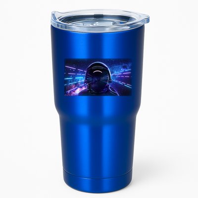 Eighties Neon Space Astronaut Tumbler