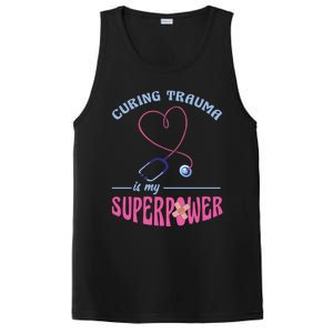 Er Nurse Superpower Emergency Room Nurse Nursing School Gift PosiCharge Competitor Tank