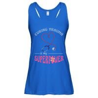 Er Nurse Superpower Emergency Room Nurse Nursing School Gift Ladies Essential Flowy Tank