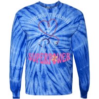 Er Nurse Superpower Emergency Room Nurse Nursing School Gift Tie-Dye Long Sleeve Shirt