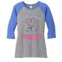 Er Nurse Superpower Emergency Room Nurse Nursing School Gift Women's Tri-Blend 3/4-Sleeve Raglan Shirt