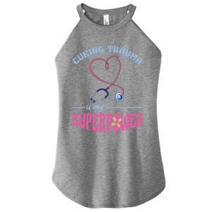 Er Nurse Superpower Emergency Room Nurse Nursing School Gift Women's Perfect Tri Rocker Tank