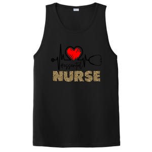 Essential Nurse Stethoscope Heartbeat Valentines Gift PosiCharge Competitor Tank