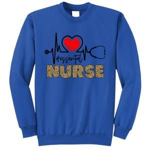 Essential Nurse Stethoscope Heartbeat Valentines Gift Sweatshirt