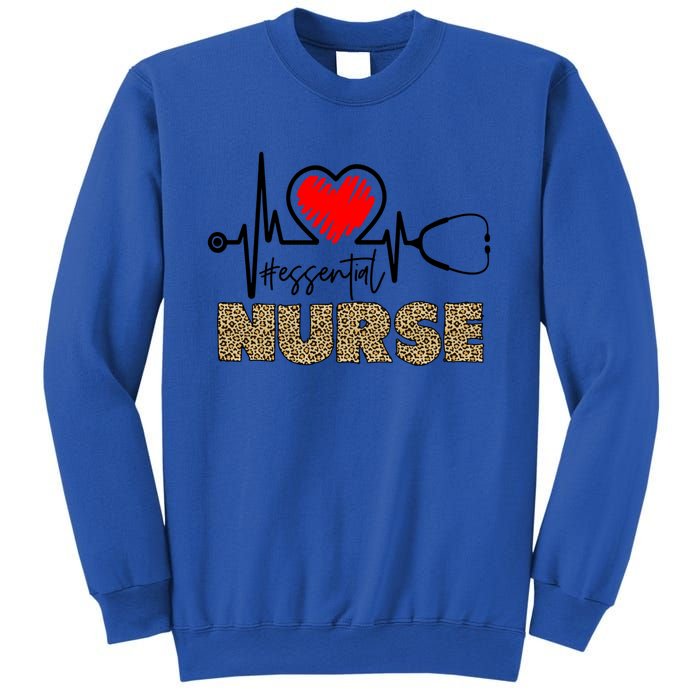 Essential Nurse Stethoscope Heartbeat Valentines Gift Sweatshirt