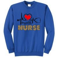 Essential Nurse Stethoscope Heartbeat Valentines Gift Tall Sweatshirt