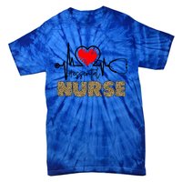 Essential Nurse Stethoscope Heartbeat Valentines Gift Tie-Dye T-Shirt