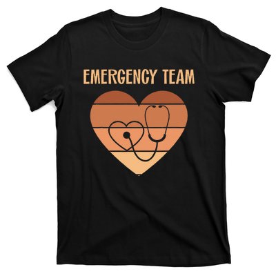 Er Nurses Team Emergency Room Doctor Er Tech Technician Emt T-Shirt