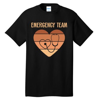 Er Nurses Team Emergency Room Doctor Er Tech Technician Emt Tall T-Shirt