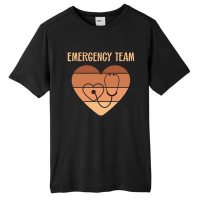 Er Nurses Team Emergency Room Doctor Er Tech Technician Emt Tall Fusion ChromaSoft Performance T-Shirt