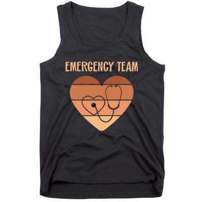 Er Nurses Team Emergency Room Doctor Er Tech Technician Emt Tank Top