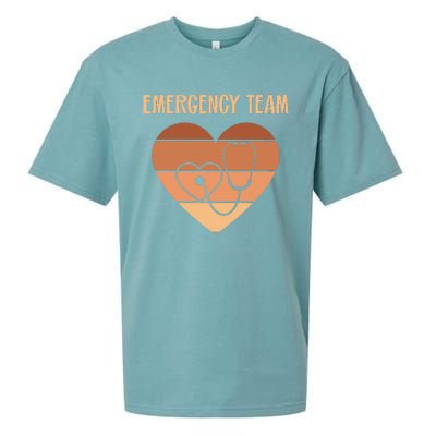 Er Nurses Team Emergency Room Doctor Er Tech Technician Emt Sueded Cloud Jersey T-Shirt