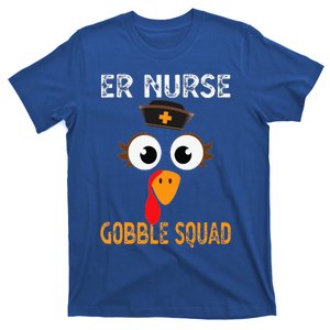 Er Nurse Thanksgiving Gobble Squad Emergency T-Shirt