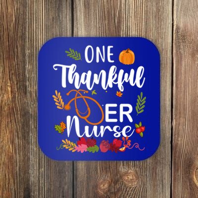 Er Nurse Thanksgiving Gobble Squad Emergency Gift Coaster