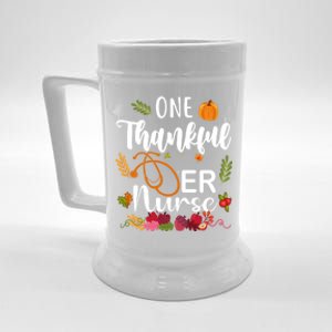 Er Nurse Thanksgiving Gobble Squad Emergency Gift Beer Stein