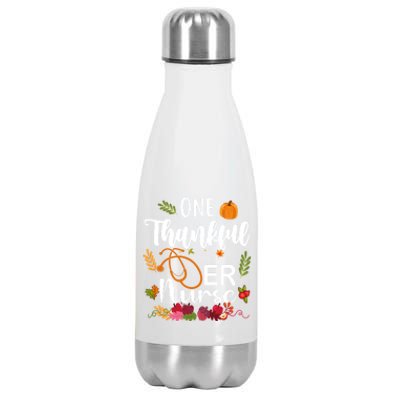 Er Nurse Thanksgiving Gobble Squad Emergency Gift Stainless Steel Insulated Water Bottle