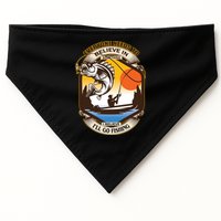 Everyone Needs To Believe In Something I Believe I'll Go Fishing USA-Made Doggie Bandana