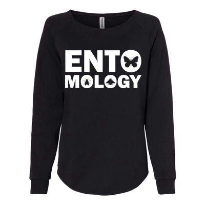 Entomology Logo Womens California Wash Sweatshirt