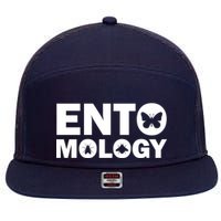 Entomology Logo 7 Panel Mesh Trucker Snapback Hat
