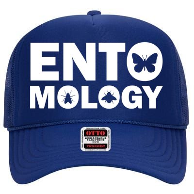 Entomology Logo High Crown Mesh Back Trucker Hat