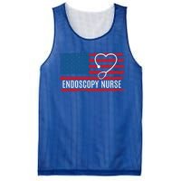 Endoscopy Nurse Usa Flag Patriotic Gift Mesh Reversible Basketball Jersey Tank