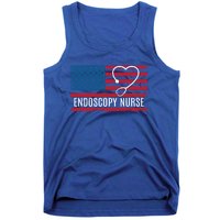 Endoscopy Nurse Usa Flag Patriotic Gift Tank Top