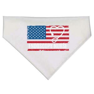 Endoscopy Nurse Usa Flag Patriotic Gift USA-Made Doggie Bandana