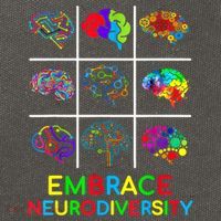 Embrace Neurodiversity Video Game Autism Awareness ASD Cotton Canvas Backpack