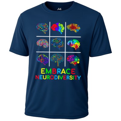 Embrace Neurodiversity Video Game Autism Awareness ASD Performance Shirt