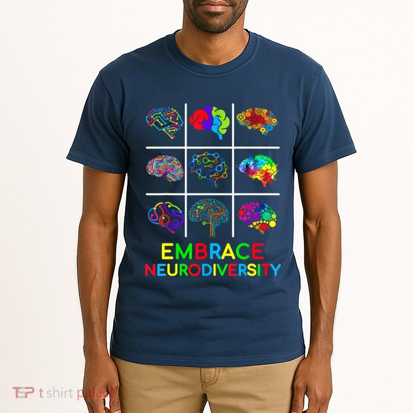 Embrace Neurodiversity Video Game Autism Awareness ASD Tall T-Shirt