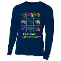 Embrace Neurodiversity Video Game Autism Awareness ASD Cooling Performance Long Sleeve Crew