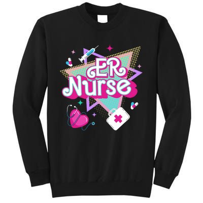 Er Nurse Vintage Ed Emergency Department Nurse Life Wo Sweatshirt