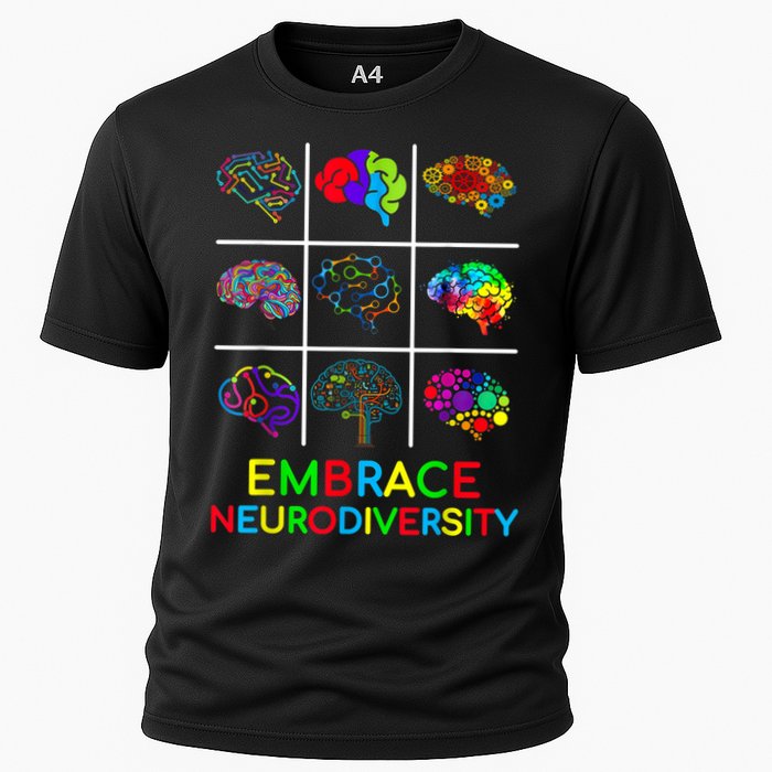 Embrace Neurodiversity Video Game Autism Awareness ASD Cooling Performance Crew T-Shirt