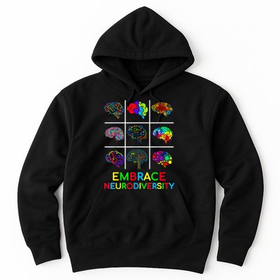 Embrace Neurodiversity Video Game Autism Awareness ASD Hoodie