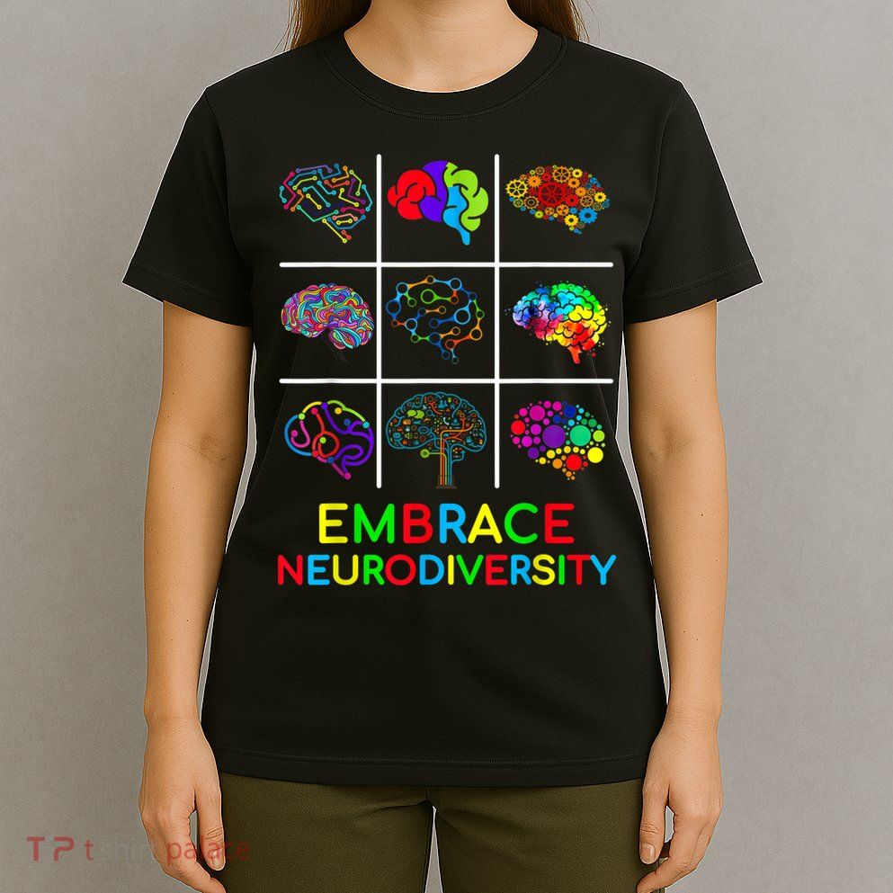 Embrace Neurodiversity Video Game Autism Awareness ASD T-Shirt