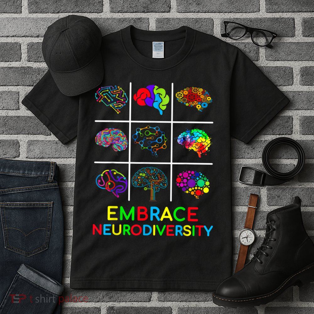 Embrace Neurodiversity Video Game Autism Awareness ASD Tall T-Shirt