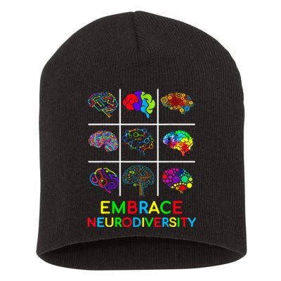 Embrace Neurodiversity Video Game Autism Awareness ASD Short Acrylic Beanie