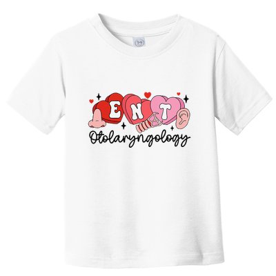 Ent Nurse Valentine Otolaryngologist Ear Nose Throat Nurse Gift Toddler T-Shirt