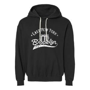 East New York Brooklyn NYC Garment-Dyed Fleece Hoodie