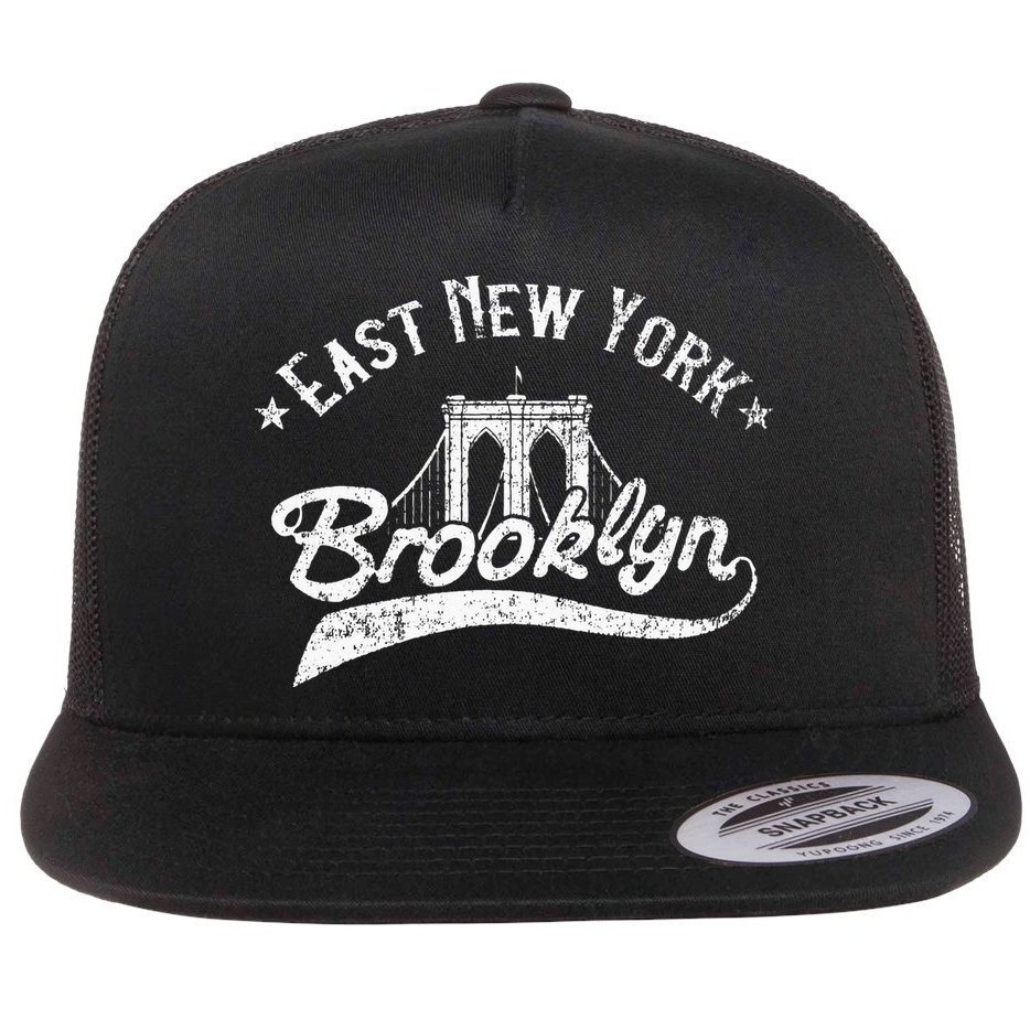 East New York Brooklyn NYC Flat Bill Trucker Hat